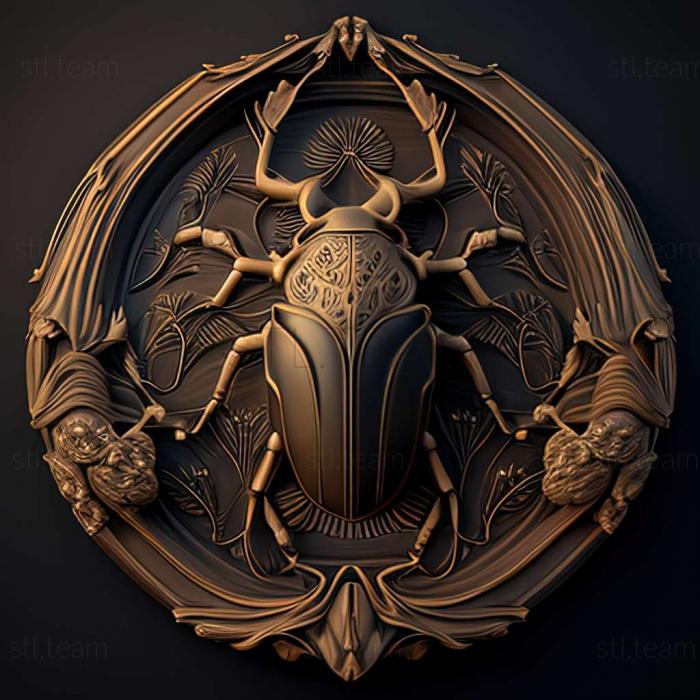 3D model Ixodes antiquorum (STL)